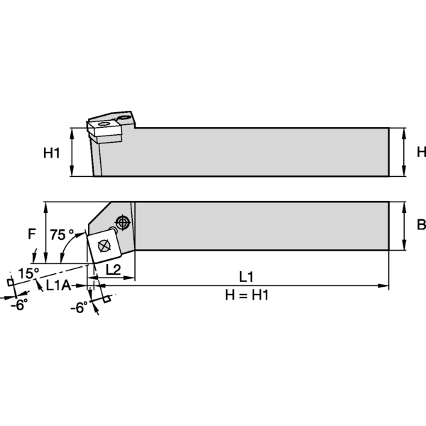 P Clamping Holder W32.0mm L17