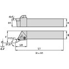 M Clamping Holder W25.0mm L15