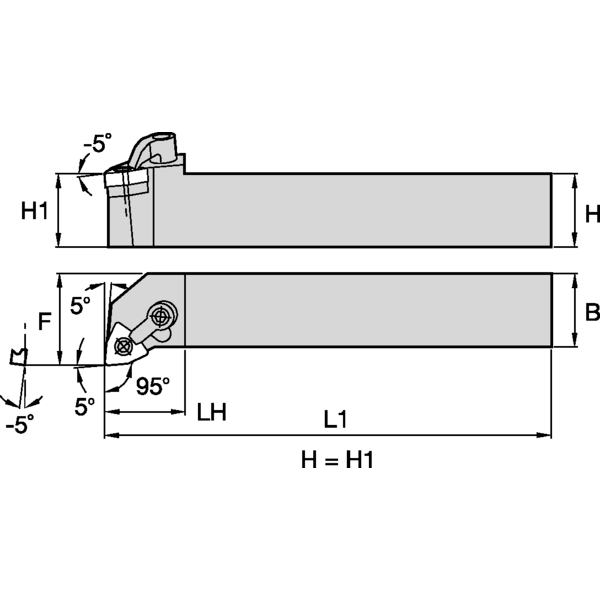 M Clamping Holder W32.0mm L17
