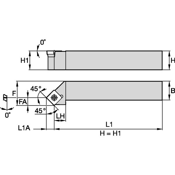 S Clamping Holder W25.0mm L15
