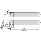 S Clamping Holder W16.0mm L10
