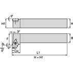 S Clamping Holder W12.0mm L16