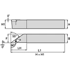 S Clamping Holder W16.0mm L12