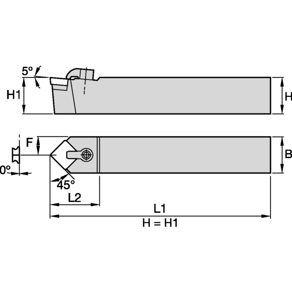 C Clamping Holder W20.0mm L12