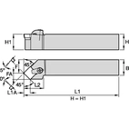 C Clamping Holder W25.0mm L15