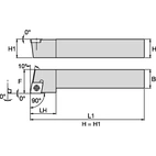 S Clamping Holder W12.0mm L16