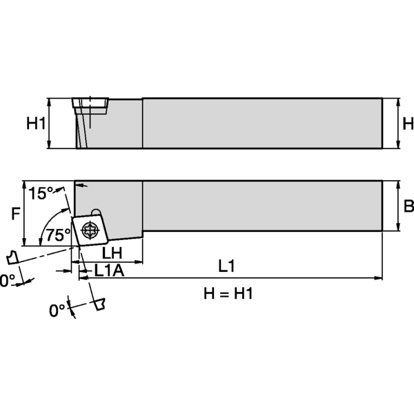 S Clamping Holder W20.0mm L12