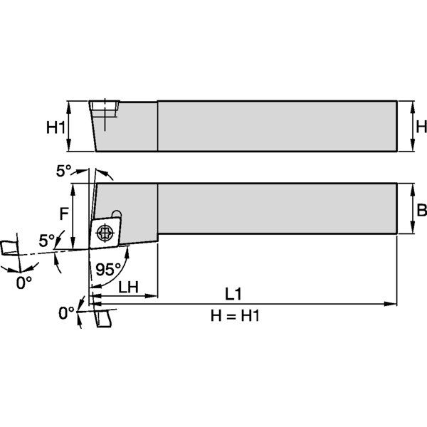 S Clamping Holder W16.0mm L10