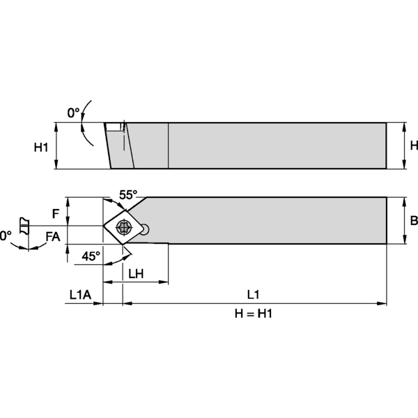 S Clamping Holder W10.0mm L10