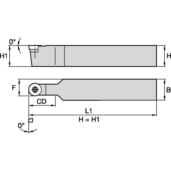 S Clamping Holder W20.0mm L12
