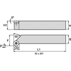 S Clamping Holder W25.0mm L15