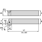 S Clamping Holder W25.0mm L15