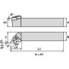 M Clamping Holder W25.0mm L15