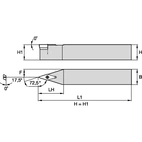 S Clamping Holder W20.0mm L12