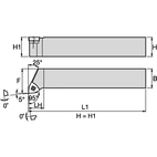 S Clamping Holder W20.0mm L12