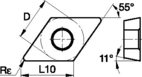 ANSI/ISO Turning Insert DP..