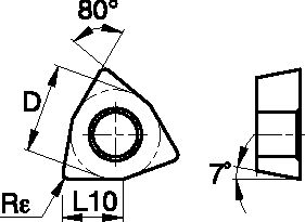 ANSI/ISO Turning Insert WC..