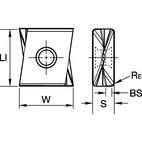 Inserts for MEGA 60°/ 90° • LNPU-HD