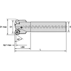 DODEKA MINI 45 END MILL D=32