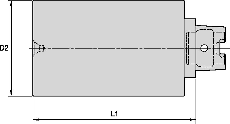BORING BAR BLANK HSK63C 63x200