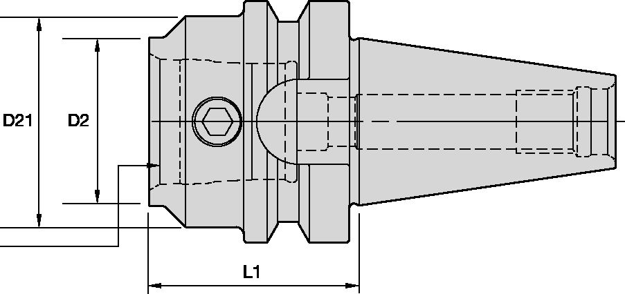 ADAPTOR BT30 KM32-40