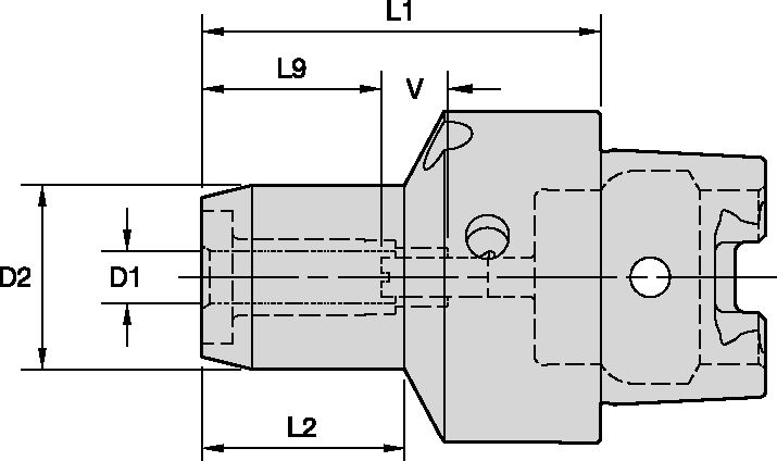 HYDRAULIC CHUCK HC HSK63C 8
