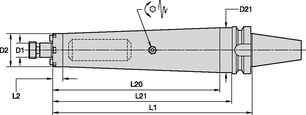 27MM TUNABLE SMA X320MM BT50