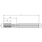 M16X2 6HX 4F STFL BOTT CH CARB