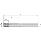M10X1.5 6HX 6L FT BOTT CH KC7