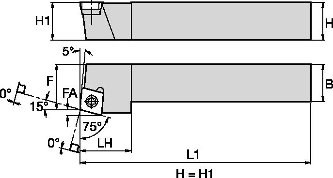 S Clamping Holder W12.0mm L16