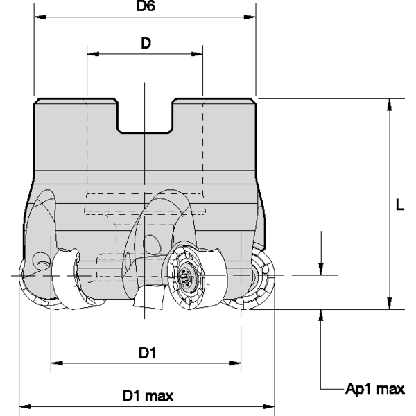 RODEKA IC16 D=66 Z=5 SHELL MI