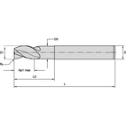 PINNFRÄS 12MM L3:36 R1.5 CYL