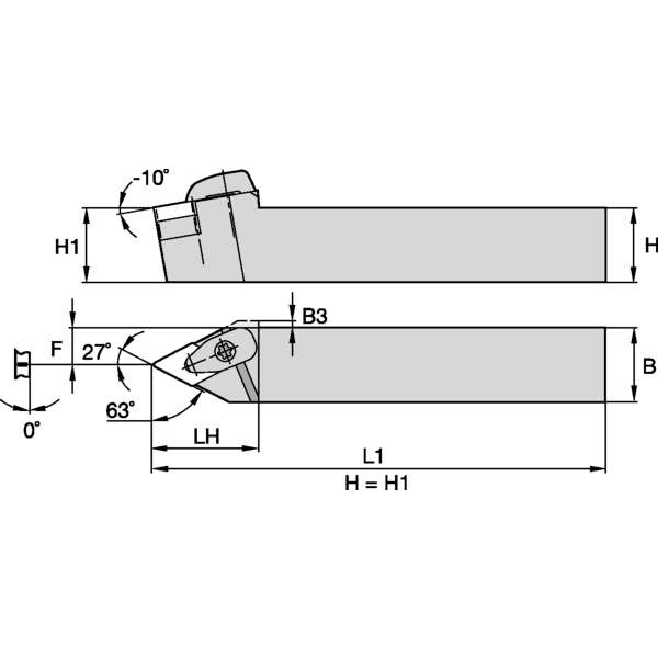 D Clamping Holder W20.0mm L12