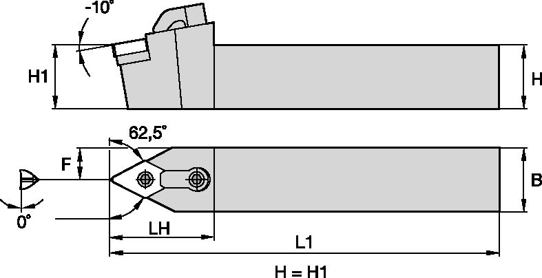 M Clamping Holder W25.0mm L17