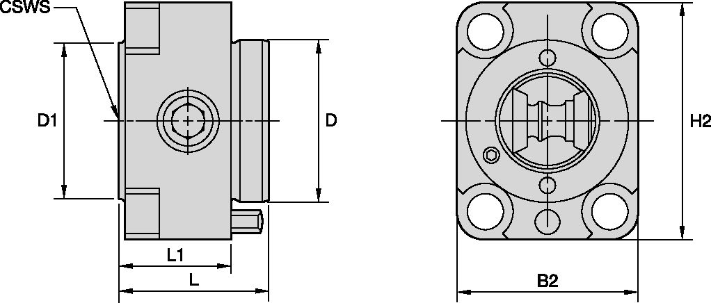 KM1612 FLANGE CLAMPING UNIT