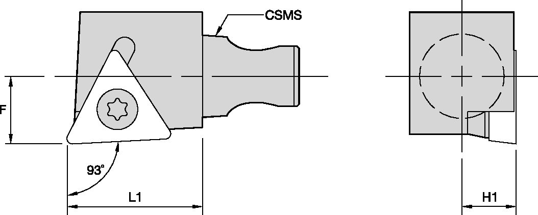 KM16 MICRO SCREW-ON INSERT UN