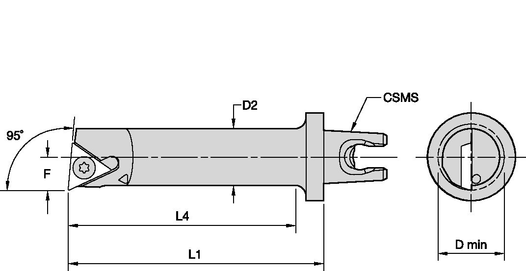 KM Micro 12 Screw-On Boring B