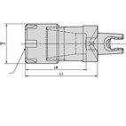 KM2016 ER11 COLLET CHUCK WITH