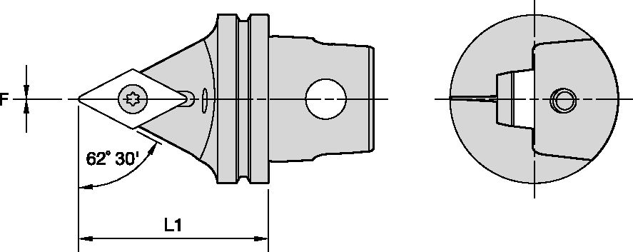 CUTTING UNIT SREW ON INSERT S