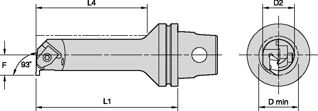 KM BORING BAR GROOVING NE 93¦
