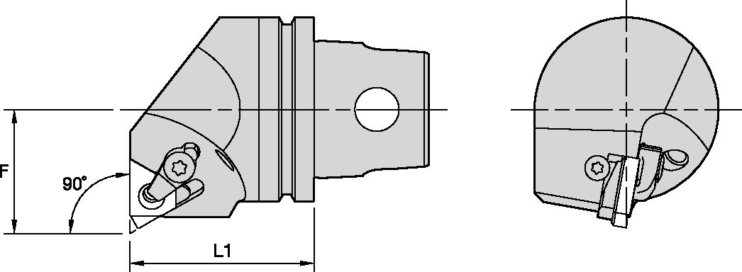 KM CUTTING UNIT LSE-E 90¦ EXT